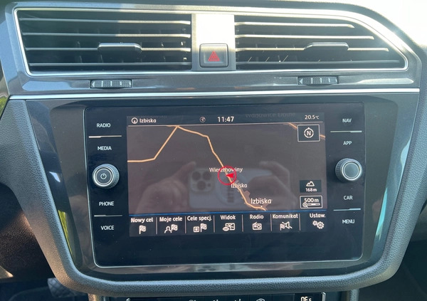 Volkswagen Tiguan cena 82500 przebieg: 152734, rok produkcji 2017 z Jastrzębie-Zdrój małe 704